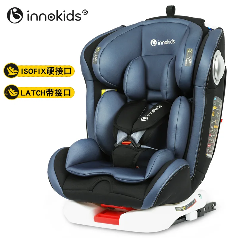 Innokids Child Safety Seat 360 Degree Rotating Car with 0-12 Years Old Baby Can Sit and Lay Isofix Latch interfa Infant Car Seat