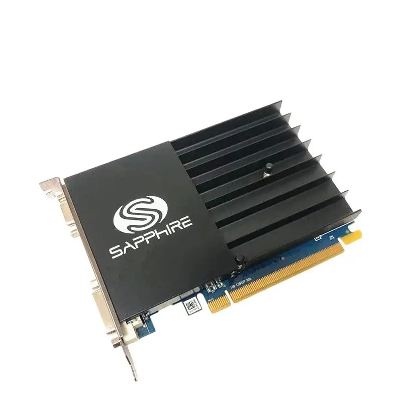 Оригинальная яркая графическая карта HD5450 512 М, независимая графическая карта без вентилятора, HD-MI VGA DVI PCI-E, видеокарта