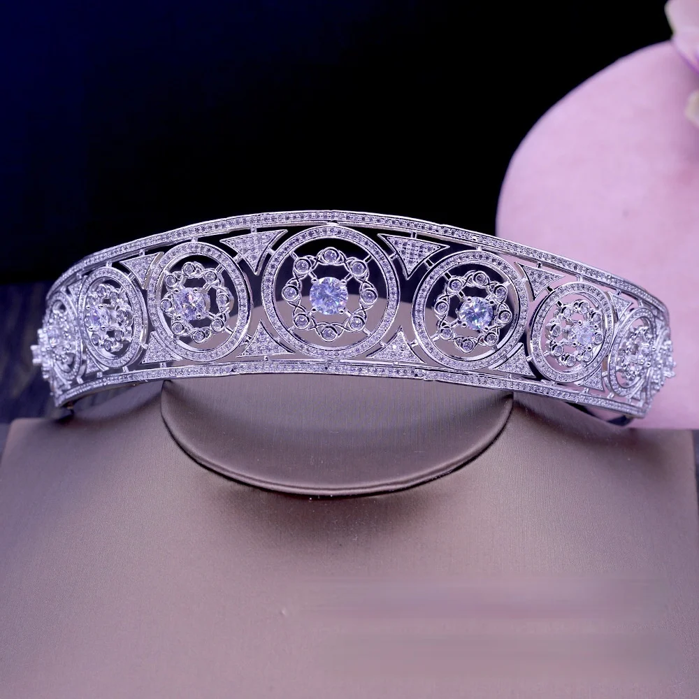 

Bridal Full Zircon Crown Birthday Gift Award Crown Dress Wedding Dress Accessories