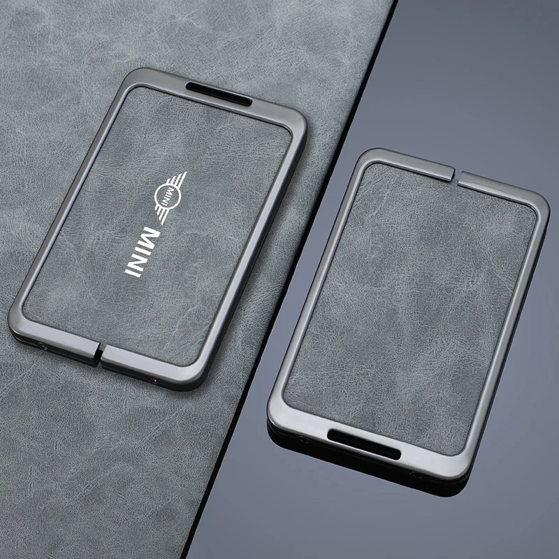 Фото Кожаный чехол-ключница для смарт-карты NFC с NFC-функцией для BMW MINI 5, 7 серии, X1, X3, X5, X6, X7, 535le, аксессуар для брелока №3
