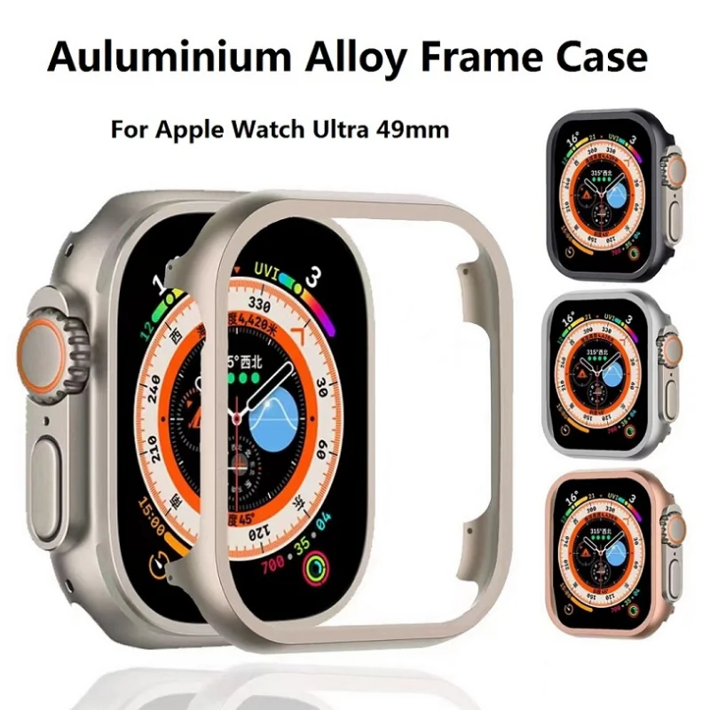 

Металлический чехол с рамкой из алюминиевого сплава для Apple Watch Ultra 49 мм чехол для часов с защитой от царапин