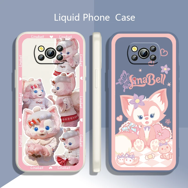 

Lena Belle Star Dew Disney Phone Case For Xiaomi Mi Poco X4 X3 C40 C31 C3 M4 M3 F4 F3 GT Pro NFC Soft Liquid Rope Cover