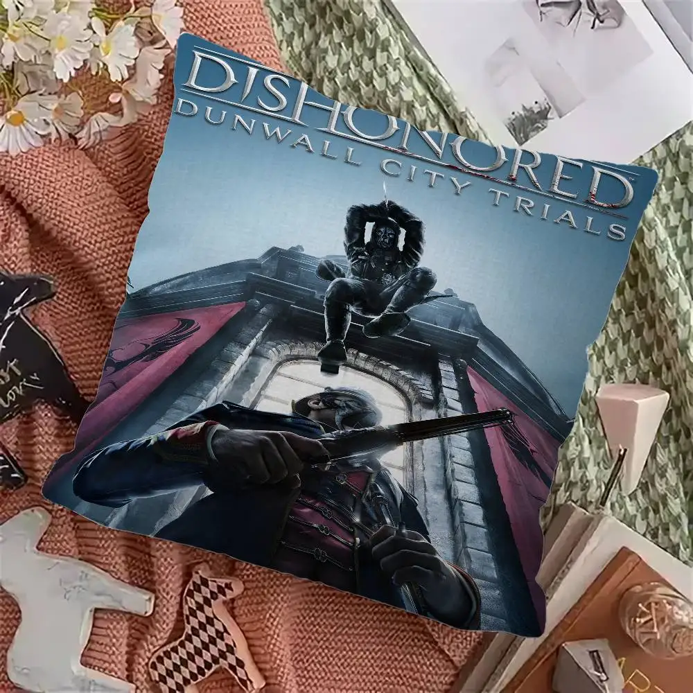 Декоративная наволочка Game Dishonored в винтажном стиле с кленовым дизайном, декор для осеннего урожая, праздничное украшение, наволочка для подушки. (art.: 3920da3ec0e79) - 3920da3ec0e79
