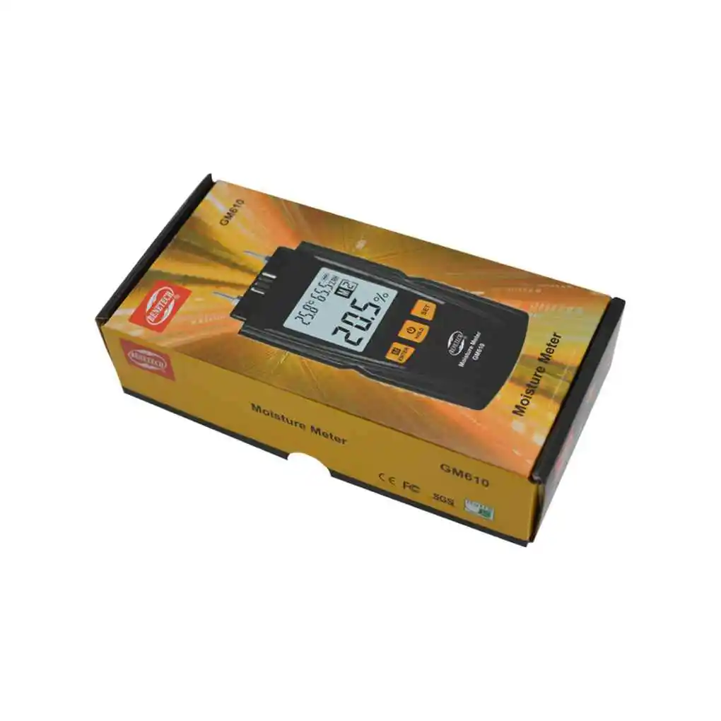 

GM610 Digital LCD Display Wood Moisture Meter Gauge Humidity Tester Timber Damp Detector Hygrometer