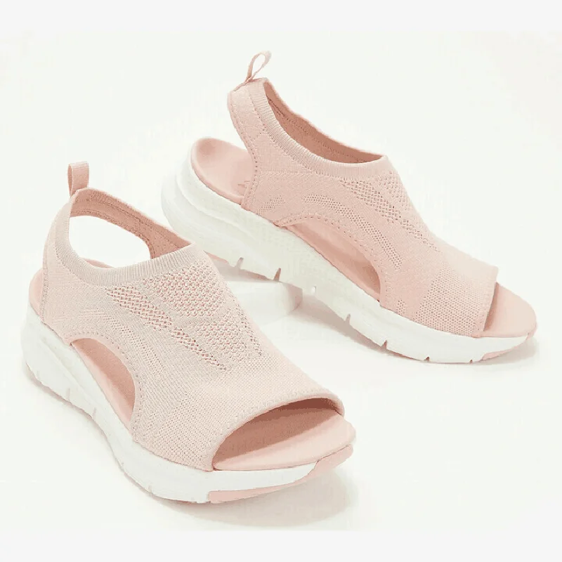 Sandal Female Summer Sport Sandals Washable Slingback Orthopedic Slide Women Platform Sandals Soft Wedges Shoes Casual Footwear