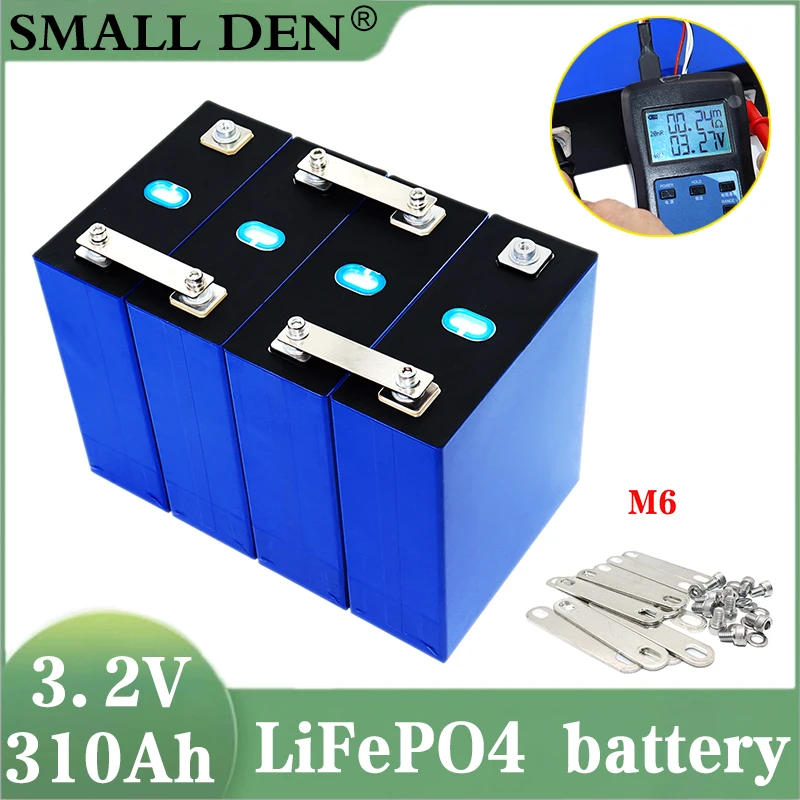 

3.2V 320AH 310AH Lifepo4 Solar Cell Battery Rechargeable Lithium Iron Phosphate for 12V 24V 48V Boat Golf Cart RV EV Forklift