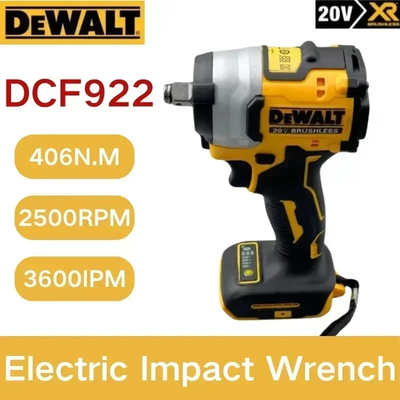 Фото Dewalt DCF922 Беспроводной ударный гайковерт Перезаряжаемый высокий крутящий момент 205 Нм (реверс) 1/2 