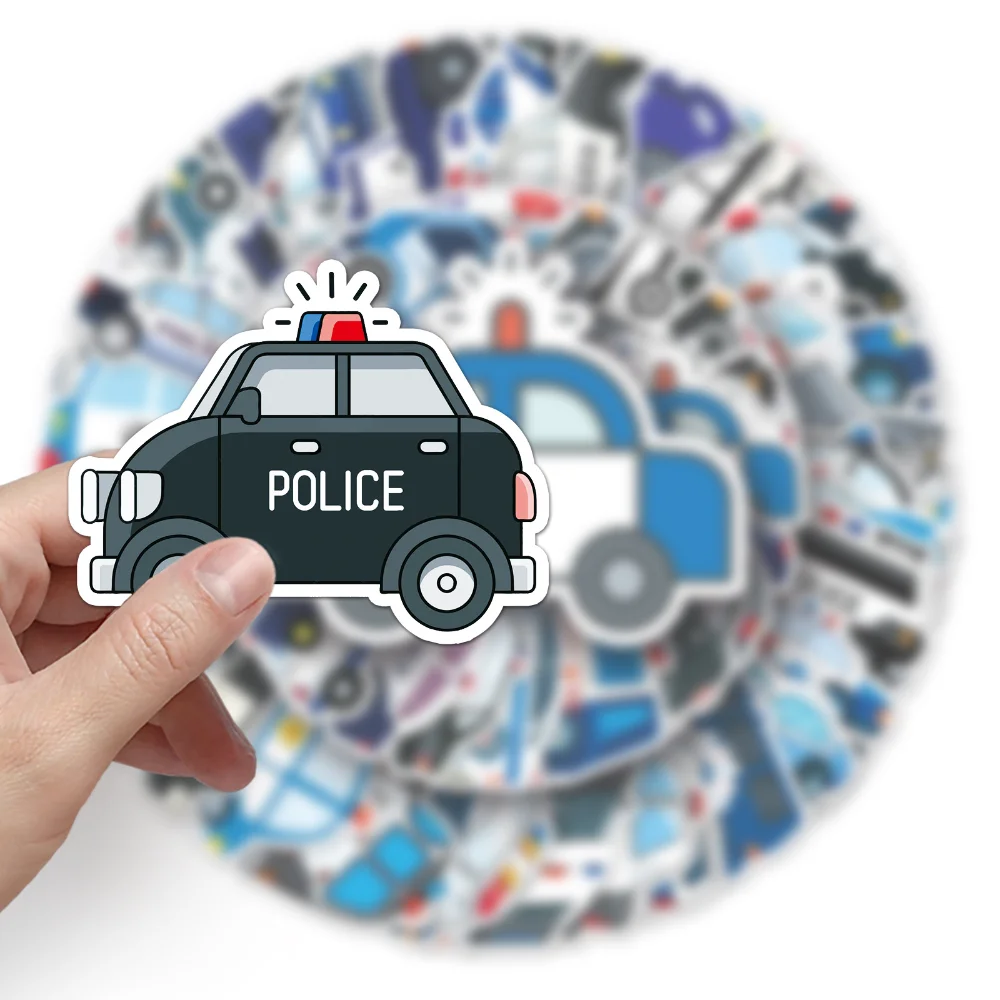

Наклейки на автомобиль «полиция», 10/50 шт.