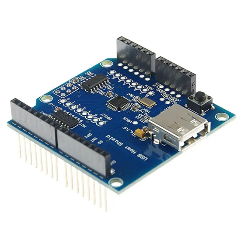 Фото DT21 USB Host Shield 2.0 для Arduino, совместимый с UNO, Mega 2560, Google Android ADK, электронный модуль для DIY-проектов. №4