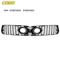 2pcs front fog light cover grill auto modified parts for audi a5 s5 coupe two door 2008 2012 8t0807681b 8t0807682d
