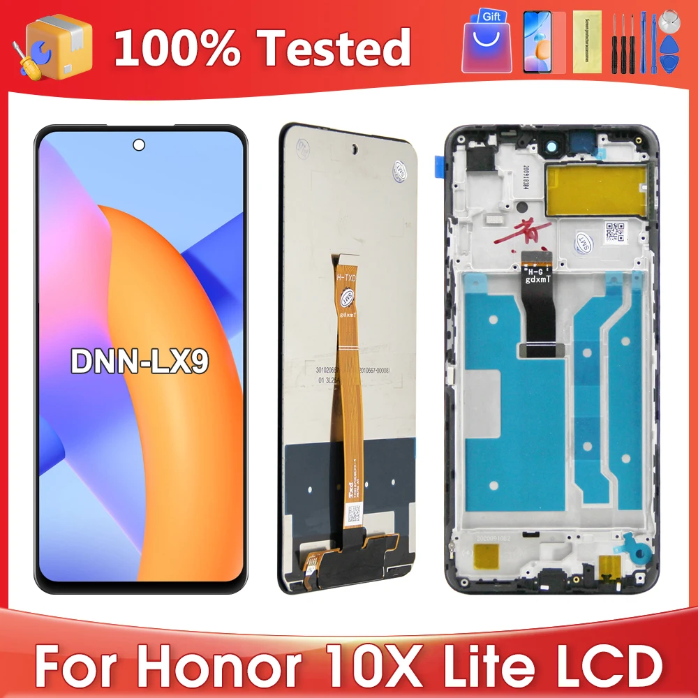

Оригинал для Huawei P Smart 2021 планшетов для Honor 10X Lite ЖК-дисплей с сенсорным экраном дигитайзер в сборе для Huawei Y7A LCD