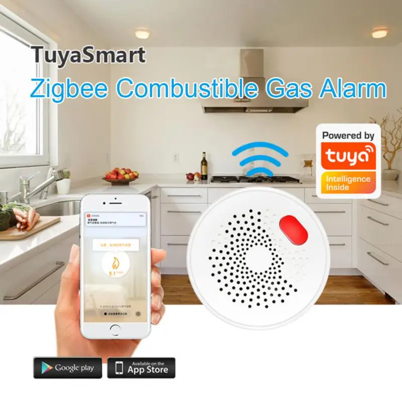 

Fire Safety Smart Lpg Gas Alarm Detector Security Alarm System Wireless Smoke Sensors Alarm Real-time Leakage Sensor Smart Home