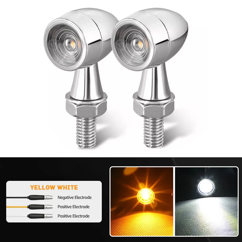 

Указатель поворота мотоцикла Bullet Clignotant Moto светодиодный светильник 8 мм 12 В светодиодный указатель поворота универсальные светодиодные индикаторные лампы для мотоцикла