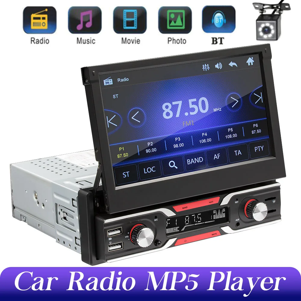 

9603 7 inch HD Screen Car Radio Stereo Bluetooth GPS Navigation FM AM Radio MP5 Multimedia Stereo Player Car Accessories