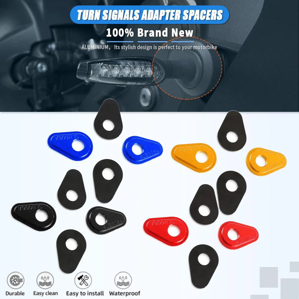 

For Yamaha YZF R6S R6 S 2006 2007 2008 2009 2010 Motorcycle Adapters For Turn Signals Front Turn Signal Mount Plates Aluminum