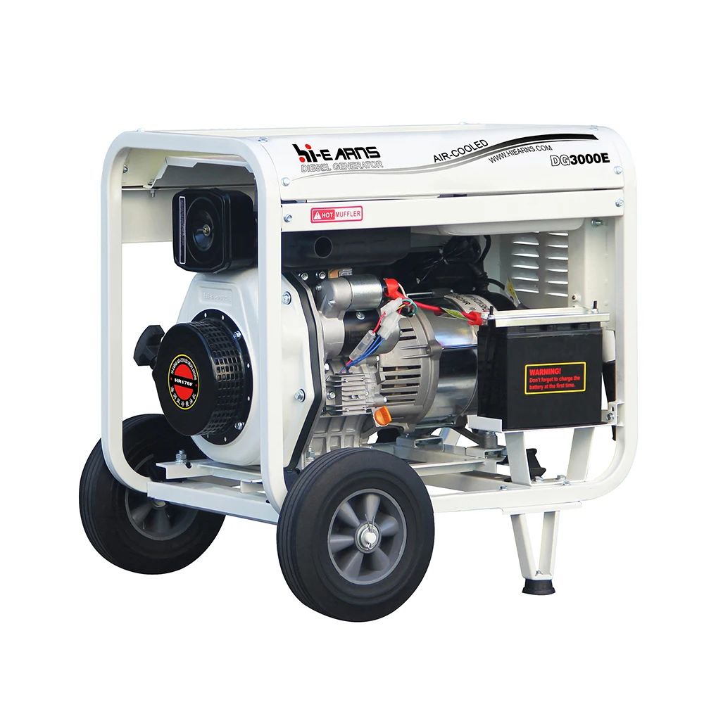 Teknikarns Маленький двигатель генератора открытого типа 220 В 50 Гц 3 кВт DG3000E