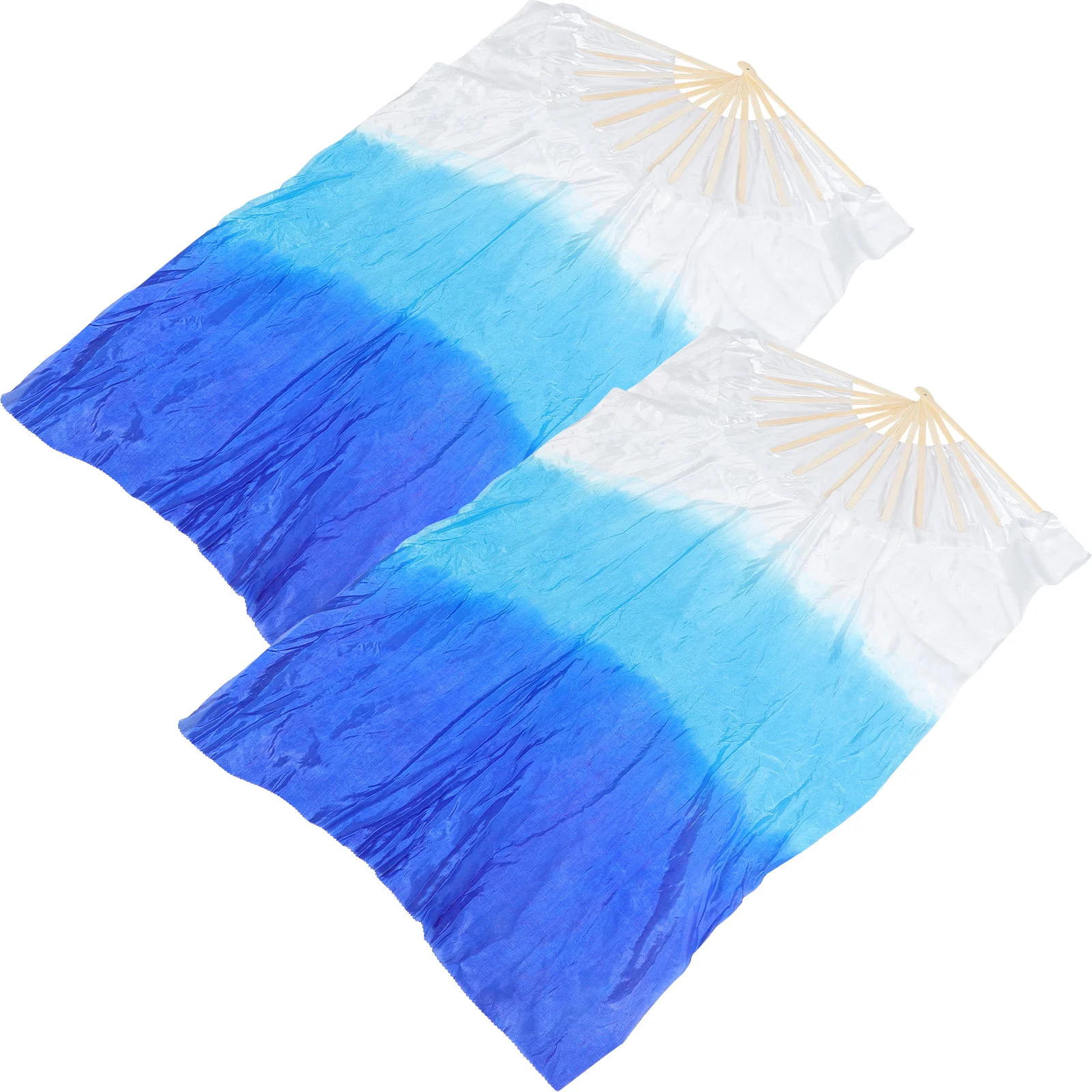 

Fan Long Folding Square Dancing Lengthened Stage Performance Women Cloth Veils