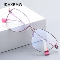 new product womens brand design butterfly shape metal candy color fashion anti blue light lady eyeglasses frame optical frames