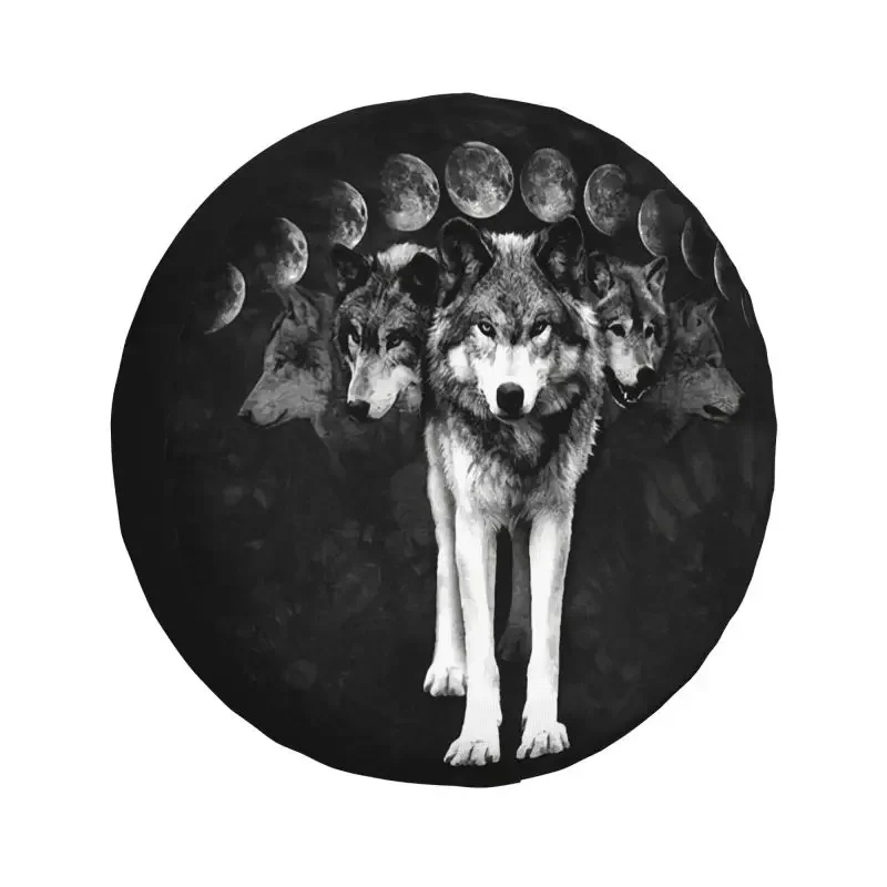 Чехол для шины с изображением животных запасное колесо полноприводного 4x4 SUV Wolf