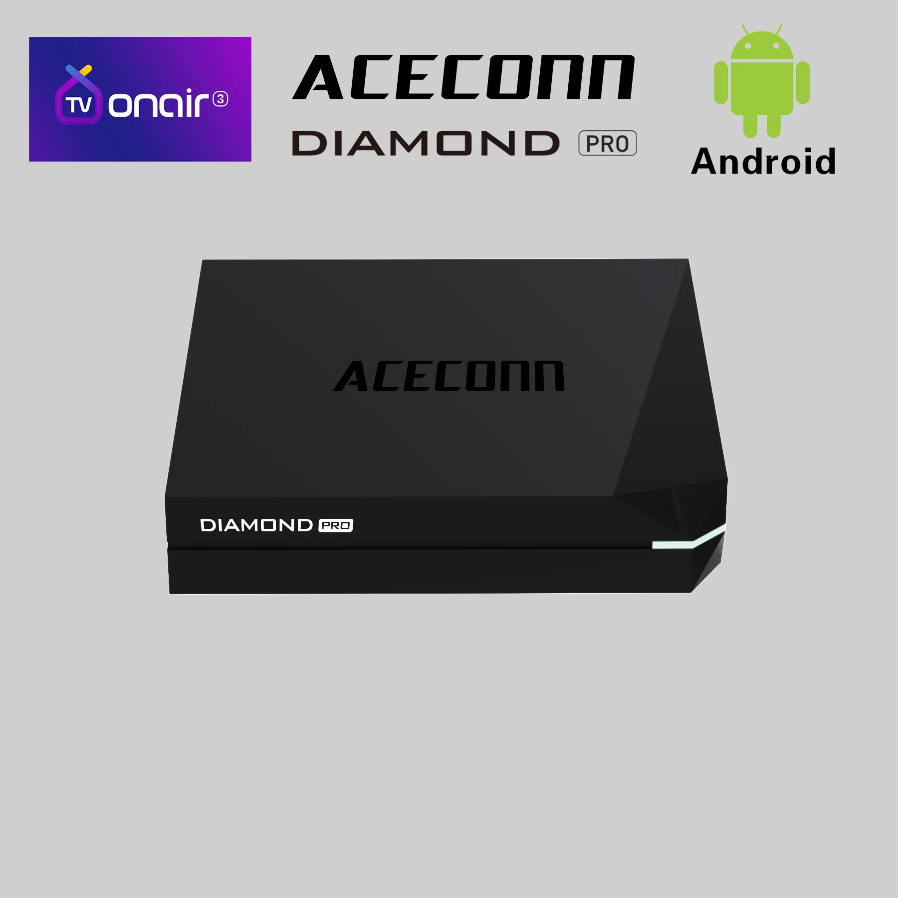 Фото ACECONN IPTV TV Box TVONAIR3 2 ГБ DDR4 32 ГБ Diamond Pro WiFi6 BT Пульт дистанционного управления №2