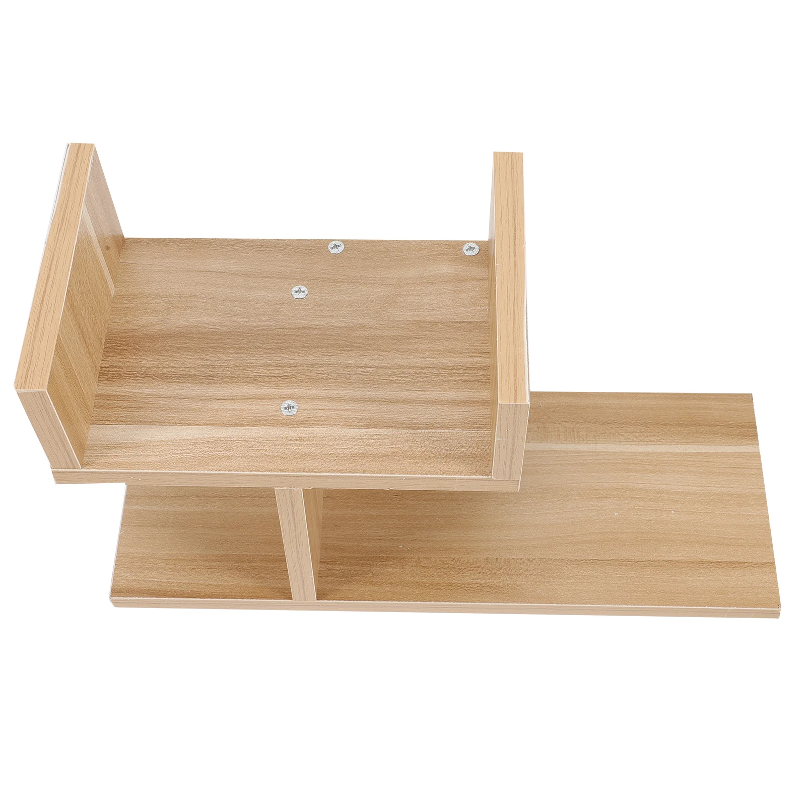 

Shelf Rack Storage Desk Wooden Organizer Stand Display Bathroom Bookshelf Holder Wood Desktop Tray Countertop Book Kitchen