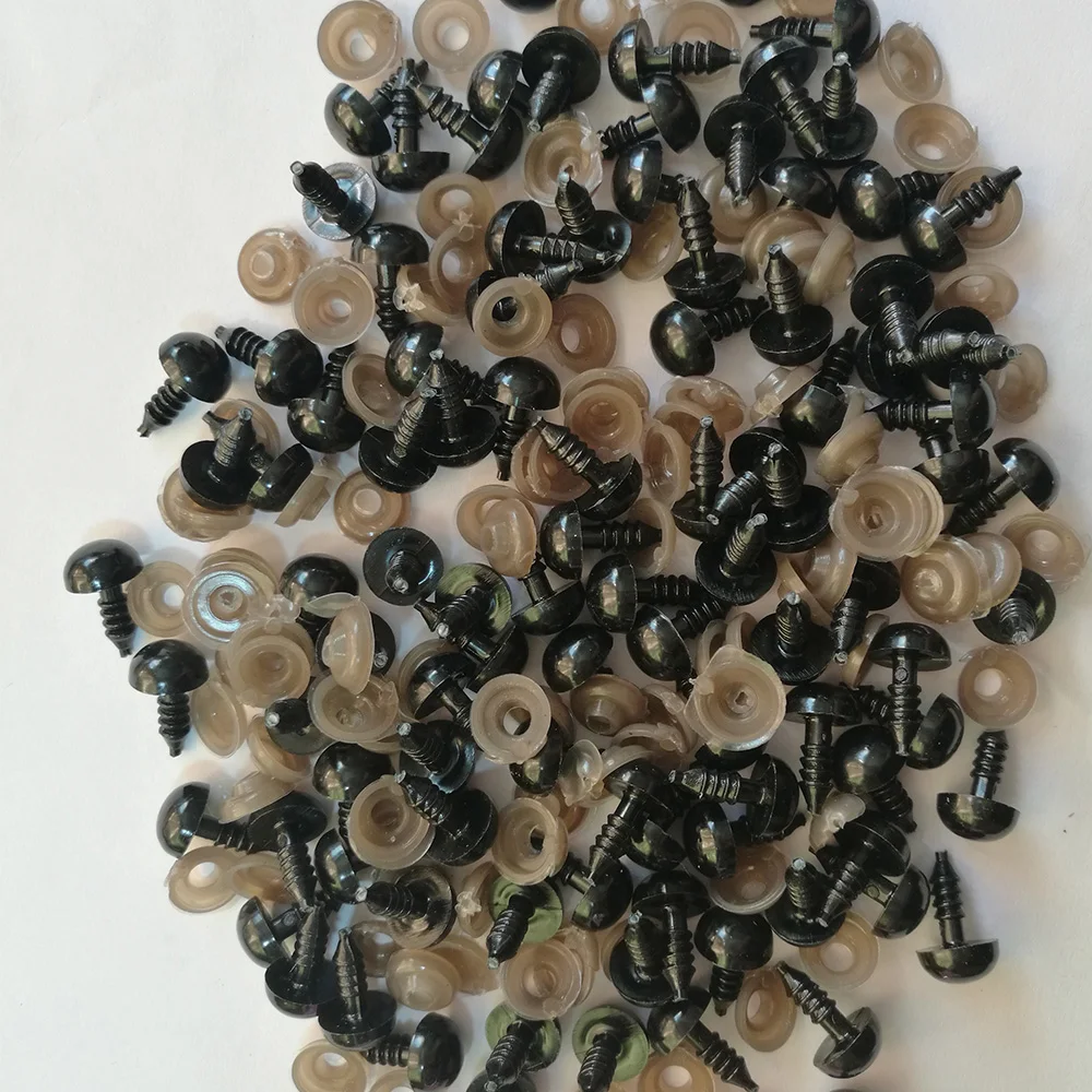 

Швейные пуговицы, черные пластиковые кукольные глаза, безопасные глаза медведя Тедди, плюшевые игрушки, скрапбукинг марионетка клы, поделк...