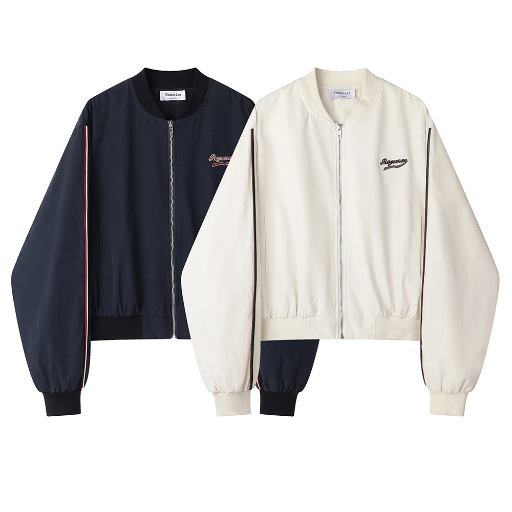 Xinmonlee Ранняя осень Американская винтажная свободная приталенная бейсбольная