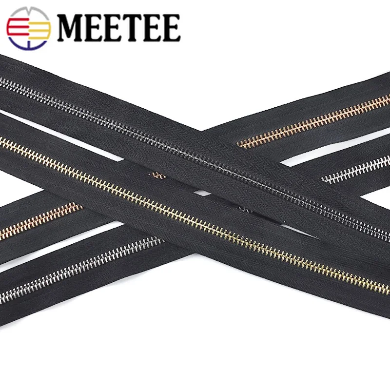 2/4 м Meetee 5 # разъемная застежка-молния металлические застежки-молнии для домашнего