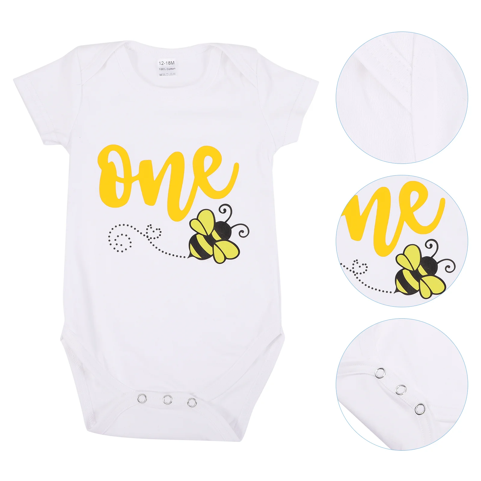 

Baby First Birthday Outfit 1st Birthday Baby Bodysuit One Year Old Baby Romper