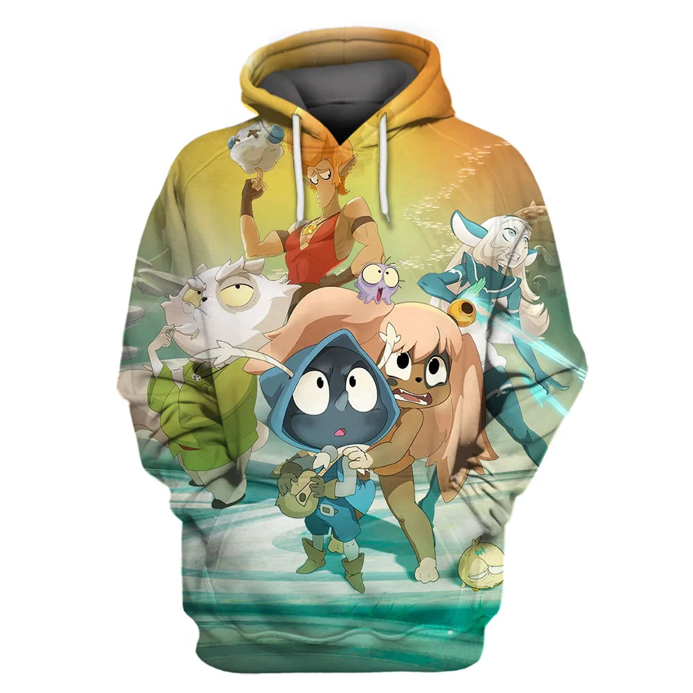 

LIASOSO PC Game Dofus Hooded Hoodies 3D Print Streetwear Men Women Cartoon Sweatshirts Anime Kawaii Loli Pullovers Coats Tops