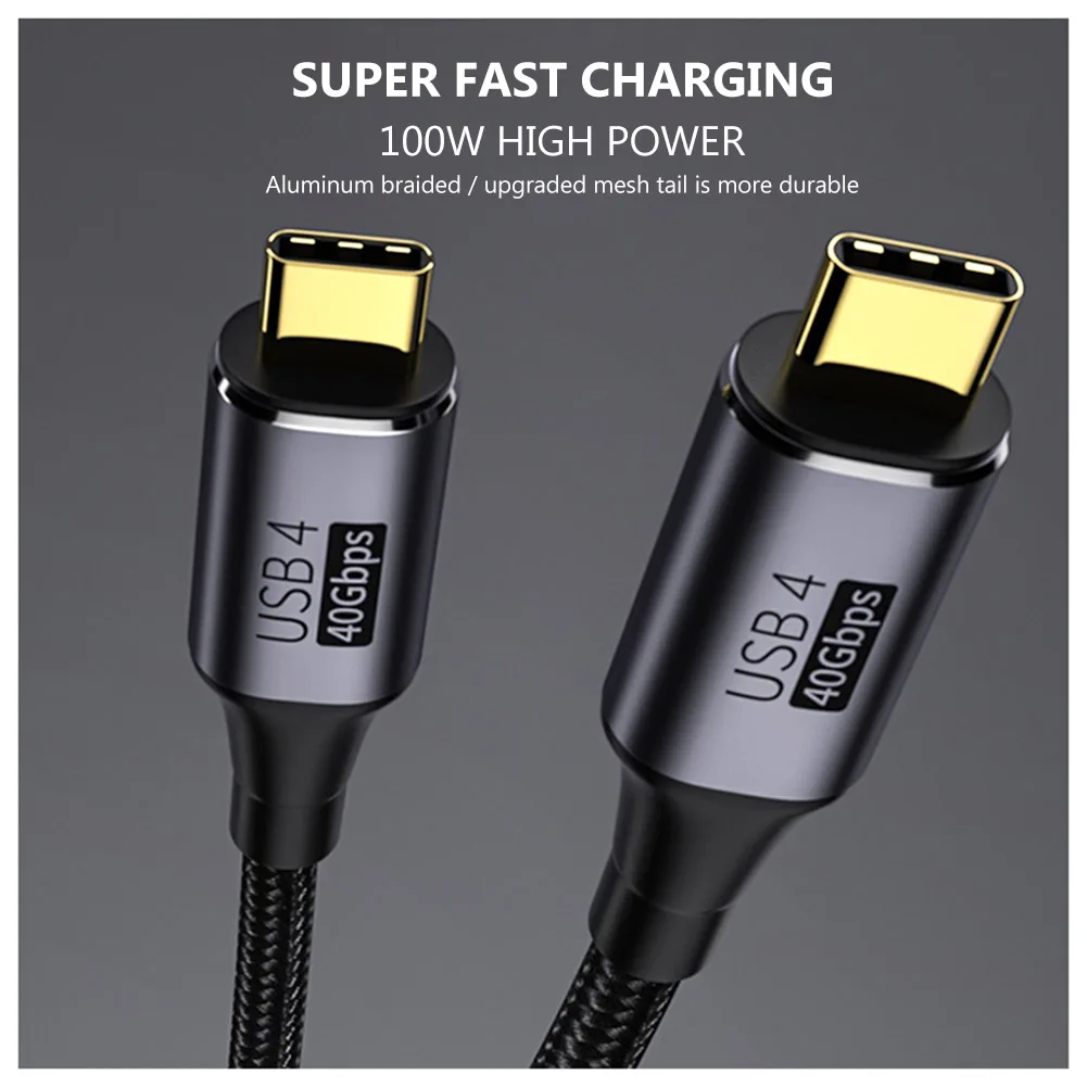 

Кабель USB Type-C, 100 Вт, 40 Гбит/с