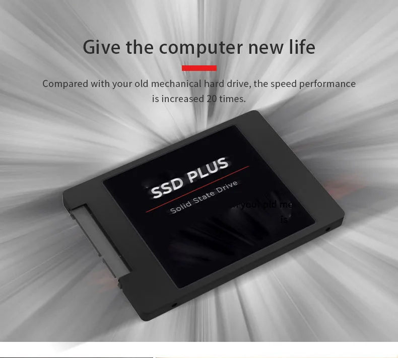 

Explosive SSD2TB 480G Solid State Drive SSD PLUS Can Be Applied to Notebook Desktop Computer SATA3 Large-capacity Memory