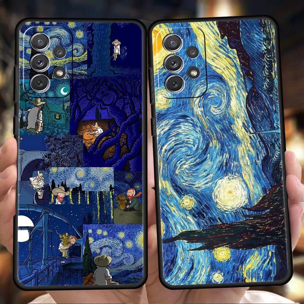 

Van Gogh Series Phone Case for Samsung Galaxy A13 A14 A54 A73 A34 A51 A71 A22 A23 A32 A52 A01 A11 A21S A31 A41 Soft Shell Capas