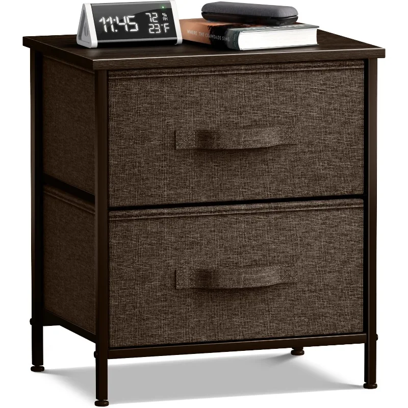 

2 Drawers Chest Dresser - Brown