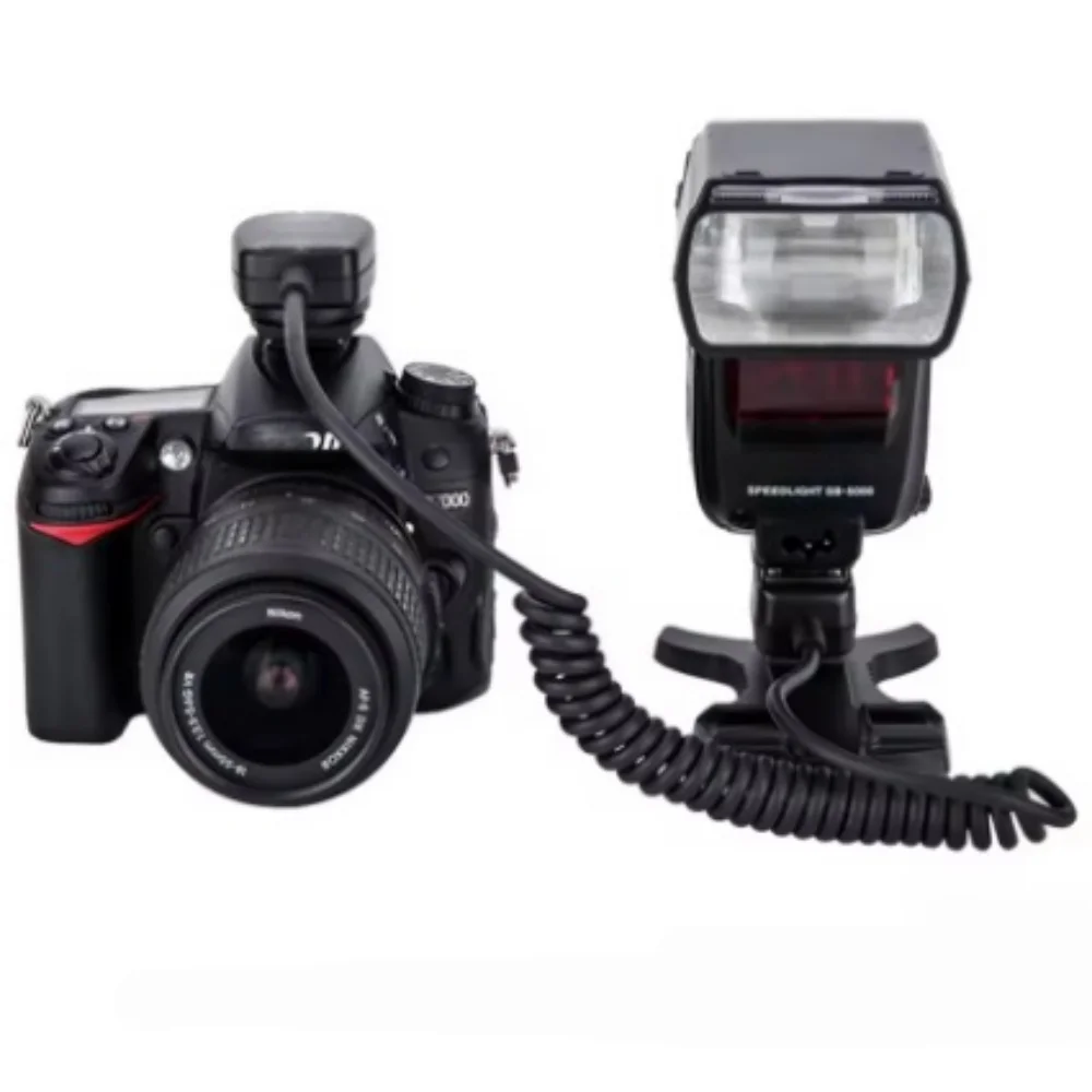 Фото Кабель для крепления на крепление для вспышки (Hot Shoe) для Nikon D Z6 Z7, соединительный провод для внешней вспышки, синхронизация, дистанционное управление, удлинитель для фокусировки, аксессуары для фотосъемки №4