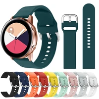 20mm22mm strap for samsung gear s3 frontier huawei gt 2pro silicone bracelet galaxy watch 346mm42mmactive 24classic band