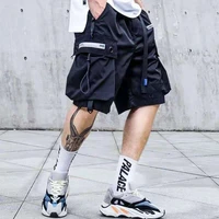 mens shorts loose summer cargo shorts pants jogger streetwear hip hop punk y2k sport techwear fashion casual clothing