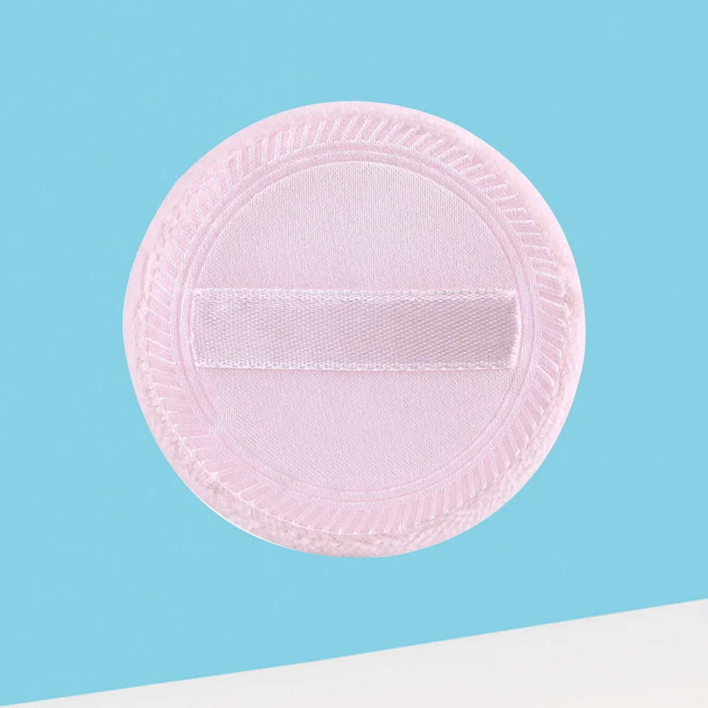 

Puff Powder Loose Power Setting Puffsribbon Round Small Softface Woman Makeup Applicator Sponge Cotton