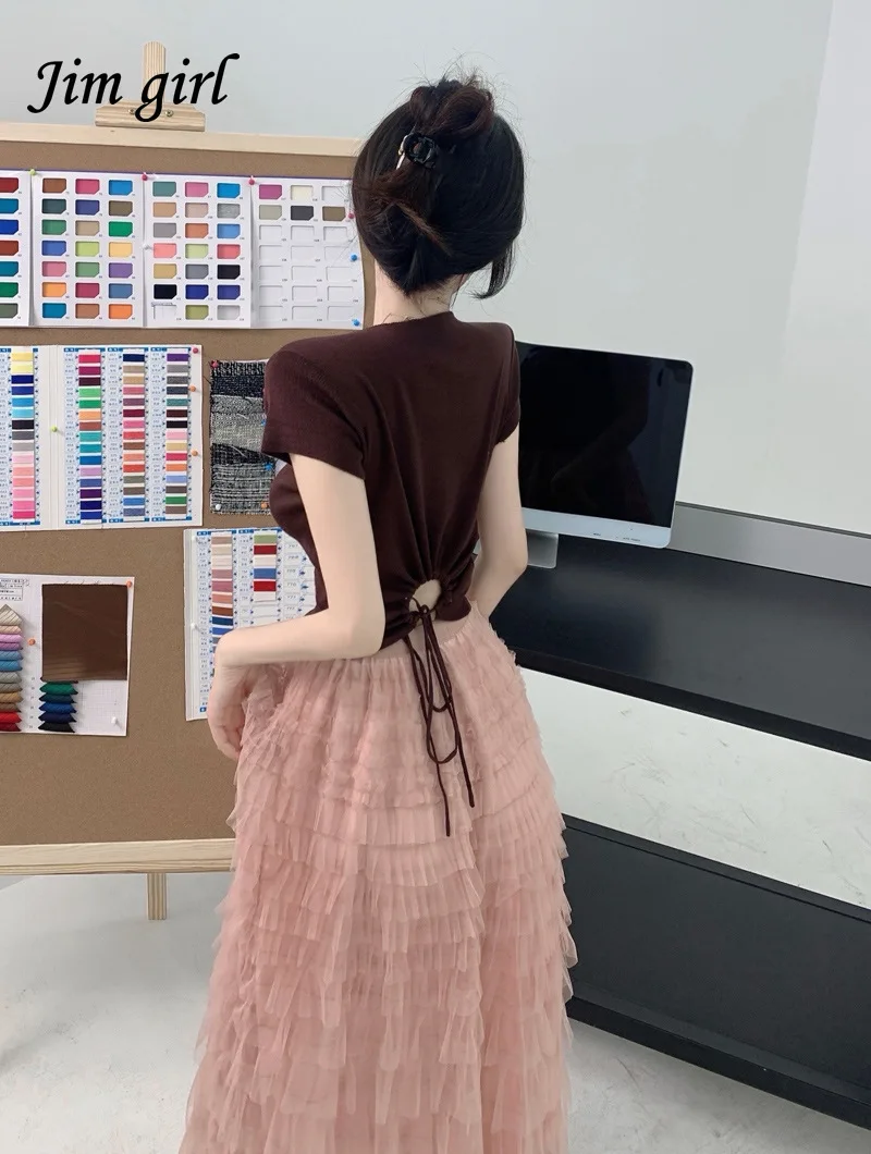 Милая винтажная юбка-макси в японском стиле &quotЛолита&quot плиссированная юбка с