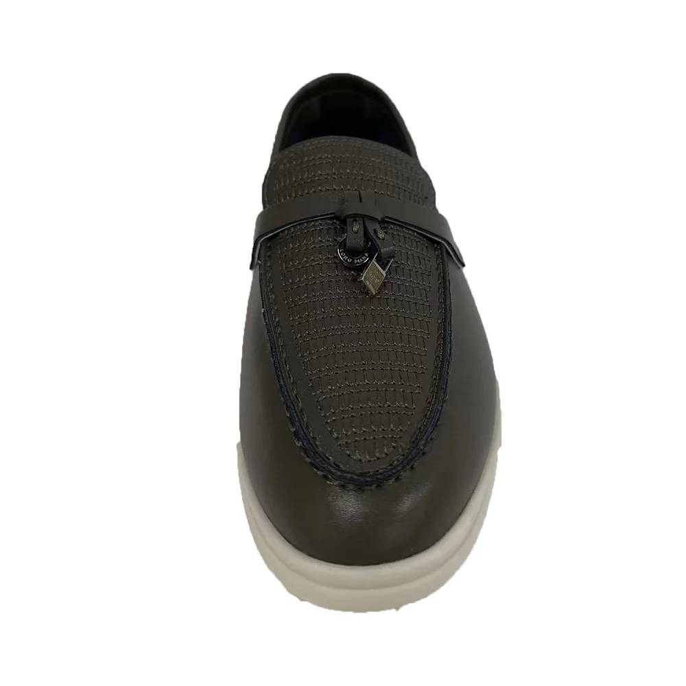 

2023 Summer New Ltalian Designer Luxury Sports Shoes Fashion Brand Casual Deerskin Flat Shoes For Men And Women