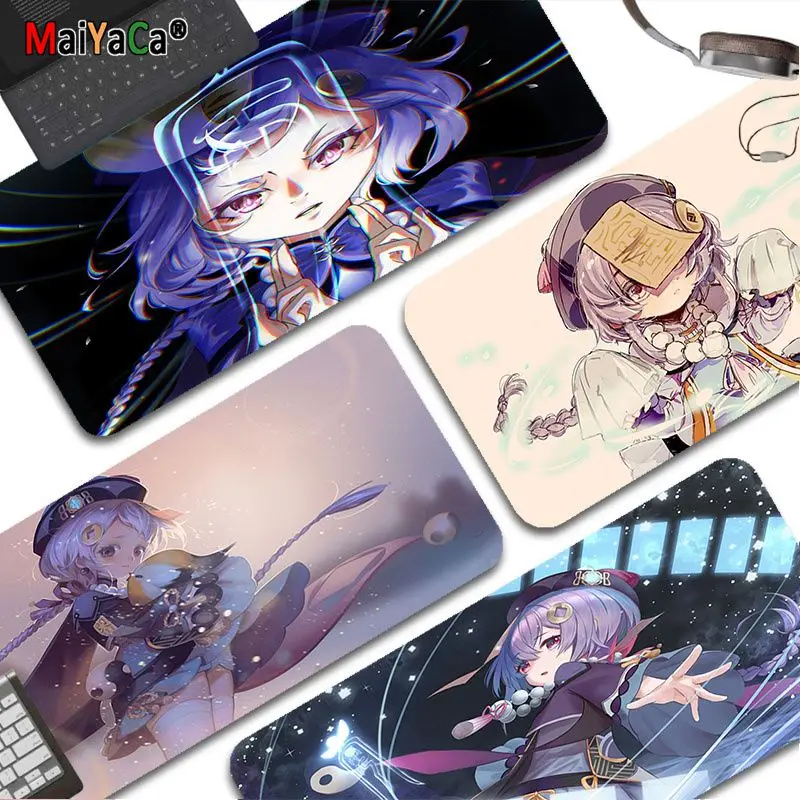 

Qiqi Genshin Impact 90x40cm Big Gaming Laptop Computer Desk Mat Mouse Pad Mouse Mat Notbook Mousepad Gamer Writing Desk Mats