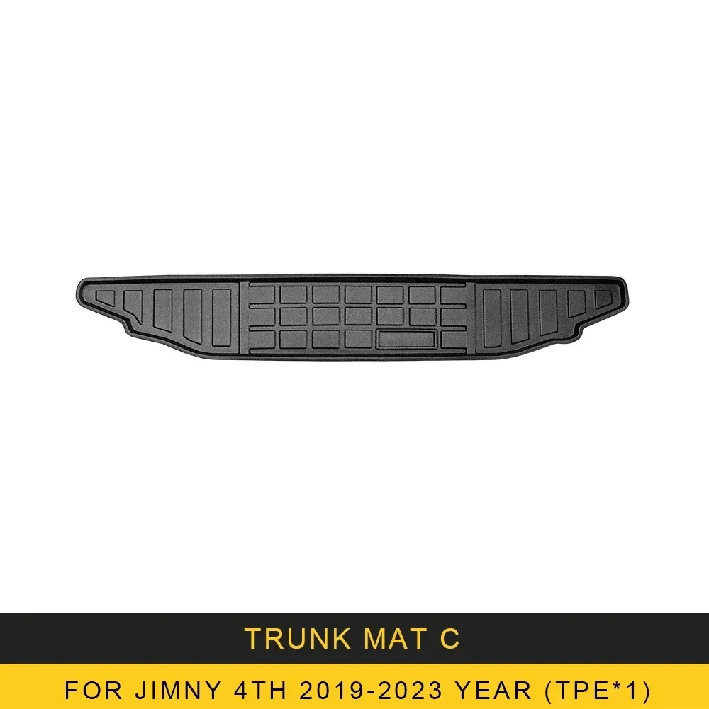 

Для Suzuki Jimny MK4 2019-2023 автомобильный грузовой подкладка всепогодная TPE нескользящие коврики в багажник поднос для багажника ковер аксессуары для интерьера