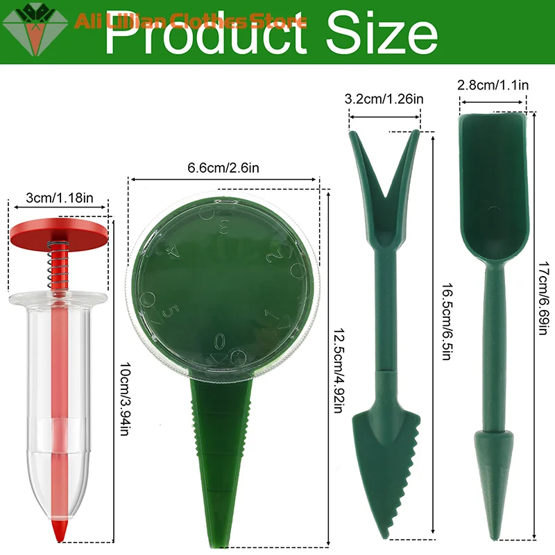 Сеялка из 6 предметов набор мини-инструментов для посадки семян аксессуары сада