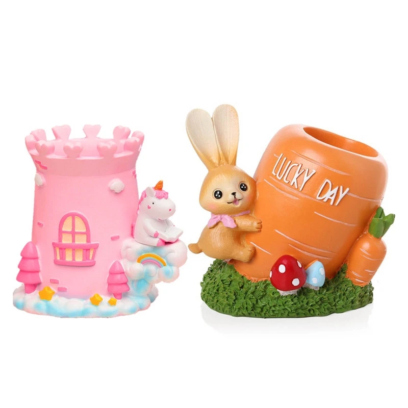 

New Cartoon Pen Holder Box Art Supply Organizer Christmas Gifts for Boys Girls