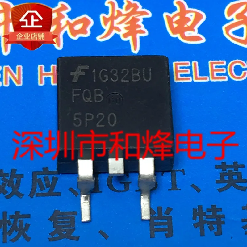 

30pcs original new FQB5P20 TO-263 -4.8A -200V