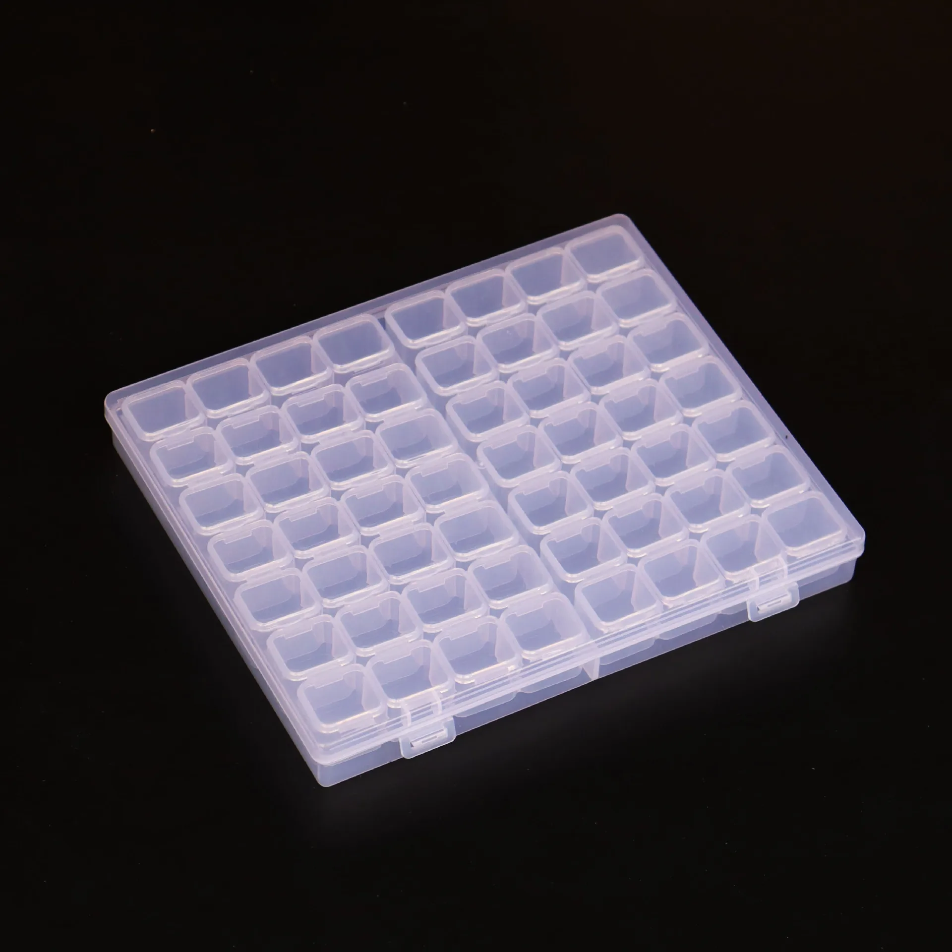 56 Grids Manicure Tool Jewelry Nail Art Storage Box Desktop Finishing Manicure Diamond Box Jewelry Jewelry Box Manager