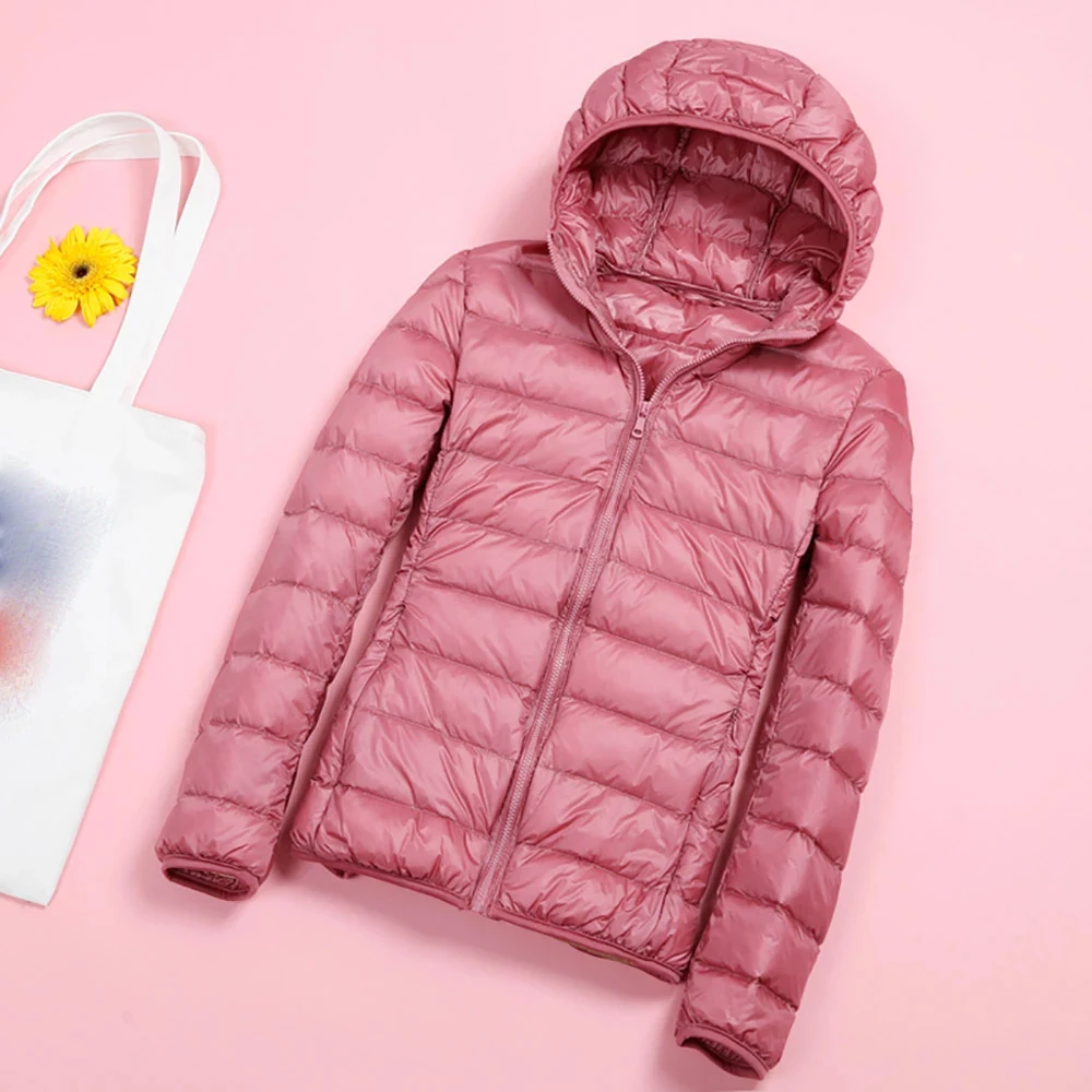 Women Winter Coat 2022 New Ultra Light White Duck Down Jacket Slim Women Winter Puffer Jacket Portable Windproof Down Coat