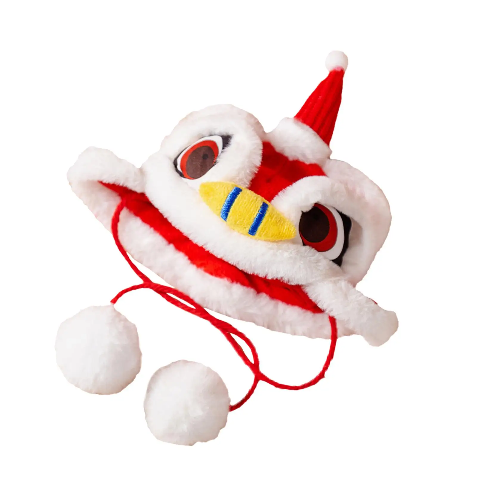 Очаровательный флисовый костюм для собаки шляпа танзаниского танца лев и