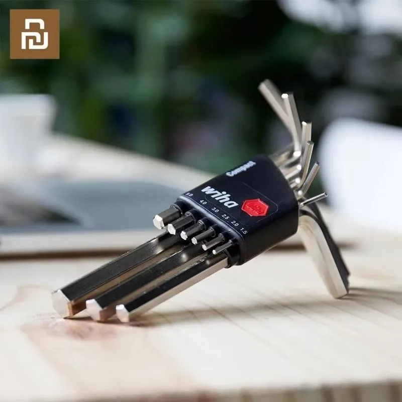 Youpin Wiha 9 шт. комплект внутренних шестигранных ключей многофункциональный набор