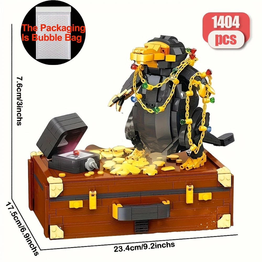 Модель Echidna Sniff строительные блоки 1404 шт. обучающие настольные украшения сделай